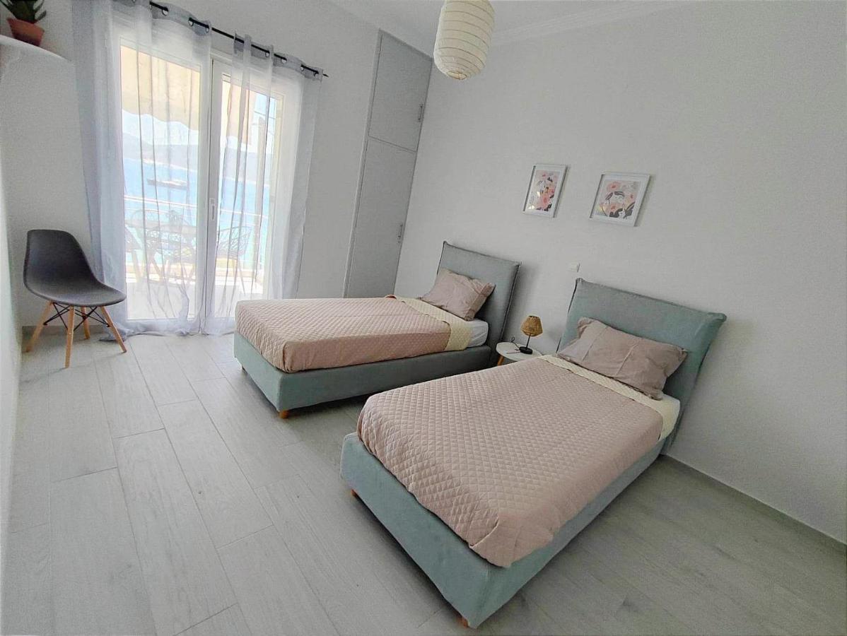 Deep Blue Apartment Agioi Apostoloi  ภายนอก รูปภาพ